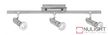 Pronto 3 Light LED Spotlight Bar Brushed Chrome MEC