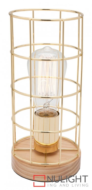 Harriet Table Lamp Timber MEC