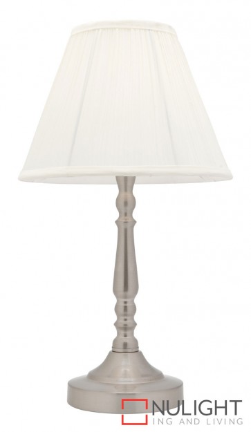 Molly Touch Table Lamp Brushed Chrome MEC