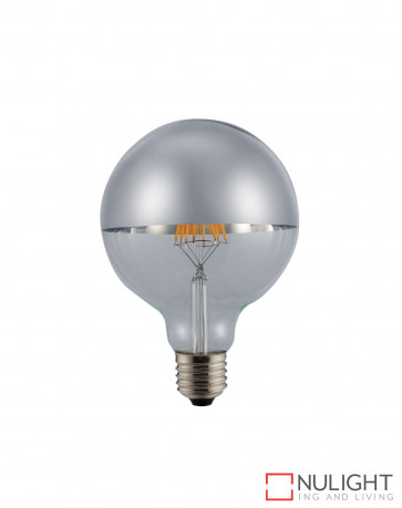 LED Crown Globe G95 6W E27 2700K Silver ORI