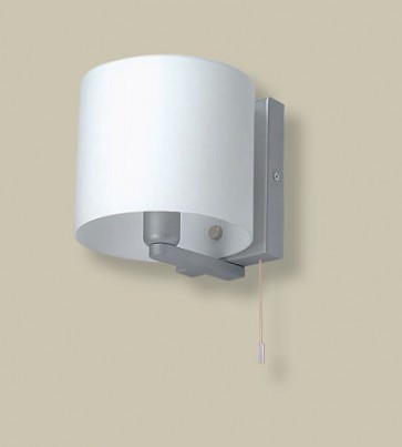 Glass Incandescent Wall Light with Pull Cord Switch Artcraft Superlux