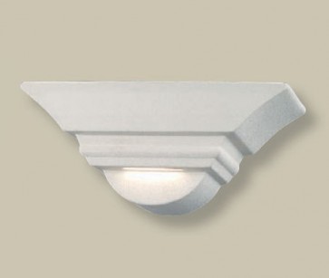 Plaster Rectangular Wall Light Artcraft Superlux
