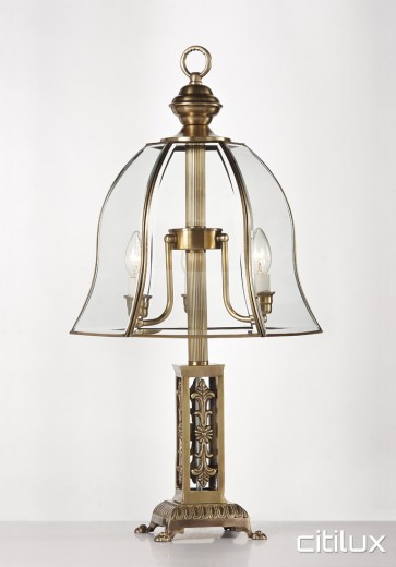 Bradbury Traditional Brass Table Lamp Elegant Range Citilux