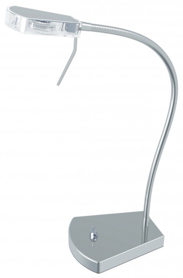 Anzio Flex Desk Lamp in Brushed Steel Brilliant Lighting