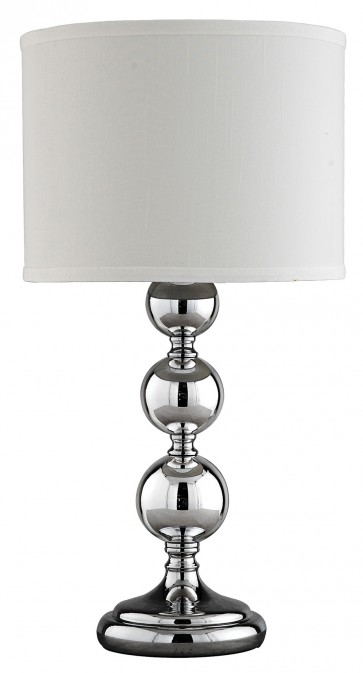 Boca One Light Table Lamp in Chome Brilliant Lighting