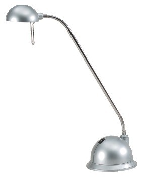 Moby Desk Lamp in Silver Brilliant Lighting