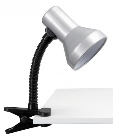 Ozzie Desk Lamp in Silver Brilliant Lighting