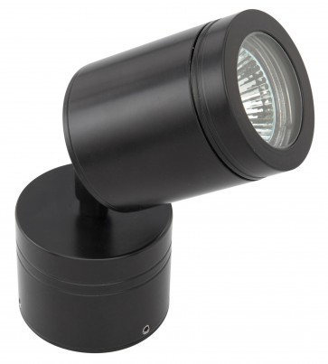 Vista Ii One Light Adjustable Wall Light in Black with Transformer Brilliant Lighting