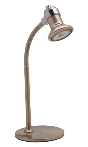 Vogue Flex Arm Desk Lamp in Brushed Chrome Brilliant Lighting