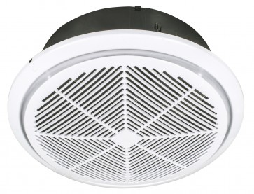 Whisper Round Exhaust Fan with Draft Stop Brilliant Lighting