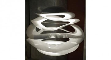 Buckle 70-White Pendant Light Buckle by Innermost