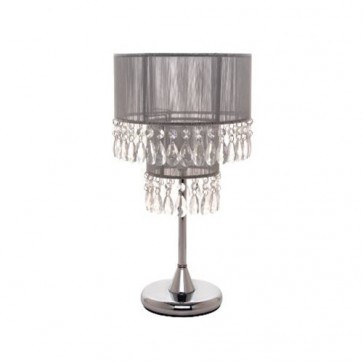 Diva Table Lamp - Silver CAFE Lighting