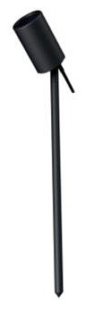12V MR16 Long Single Adjustable Garden Spike Spotlight in Black CLA Lighting