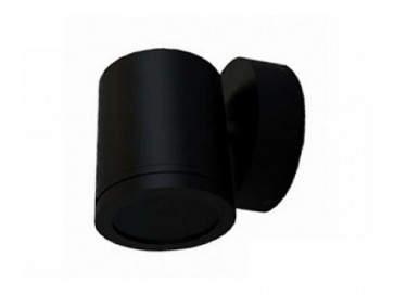 12V MR16 Single Fixed Short Body Wall Pillar Light in Black CLA Lighting