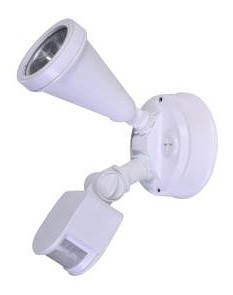 240V G9 Single Sensor Security Spotlight in White CLA Lighting