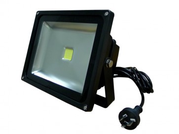 30W LED Floodlight in Warm White Black CLA Lighting