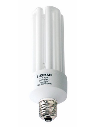 40W ES Globe CFL 4U Fluorescent Bulb 12000 Hours in Day Light CLA Lighting