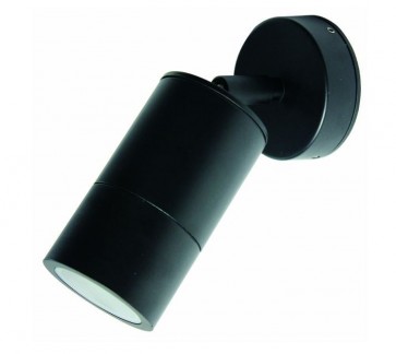 Single / Adjustable Long Body Wall Pillar Light in Black CLA Lighting