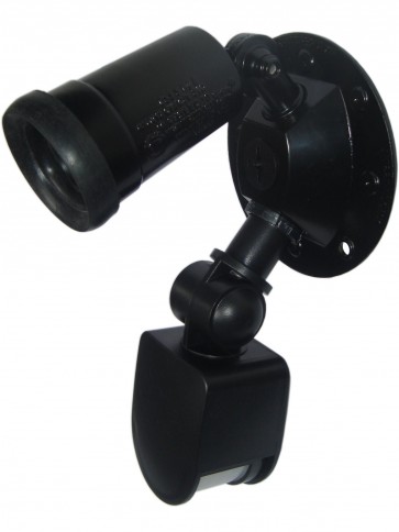 Single Spot Light with Sensor in Black CLA Lighting