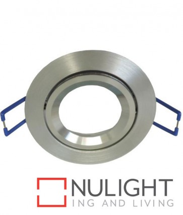Downlight FITTING MR16 12V Centre Tiltable 2TONE Silver Round 75mm with Lamp Holder CLA