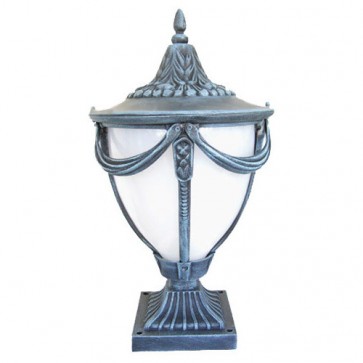Floral Small Post Top on Pillar Mount - Type E Classic Exteriors