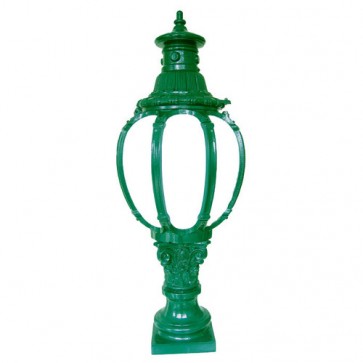 London Medium Post Top on Resin Pillar Mount Classic Exteriors