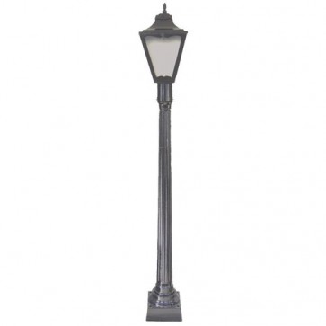 Wellington Small Post Top on Resin Post with Pole Cap Classic Exteriors