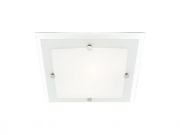 Essex 2 Light 36cm Square Ceiling Oyster Cougar
