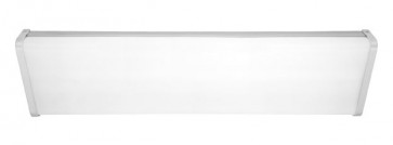Integra 2 x 14W T5 Fluoro Small Strip Light in Silver Cougar