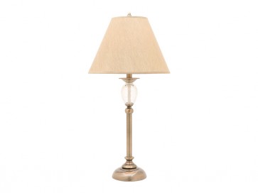 London 1 Light 75 cm Table Lamp in Antique Brass Cougar
