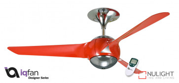 EON - 56 inch 1400mm - 3 Blade Premium Ceiling Fan - Red - LCD Remote Control included VTA