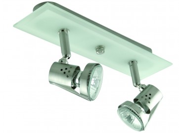 12cm Two Light Bar Ceiling Spotlight Domus Lighting