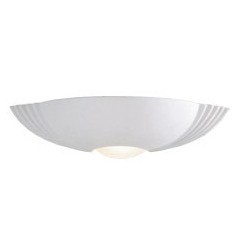 Classic Ceramic Wall Sconce with Frosted Glass Domus Lighting