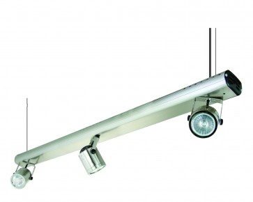 Four Light Wire Suspension Ceiling Spotlight with Transformer Domus Lighting