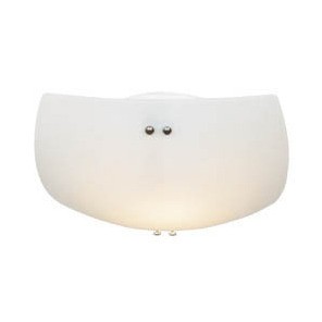 Large Flush Mount with Satin Opal Glass Domus Lighting