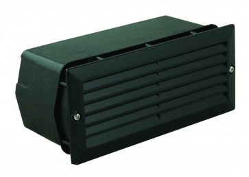 Louvred Outdoor Bricklight with Polycarbonate Housing Domus Lighting