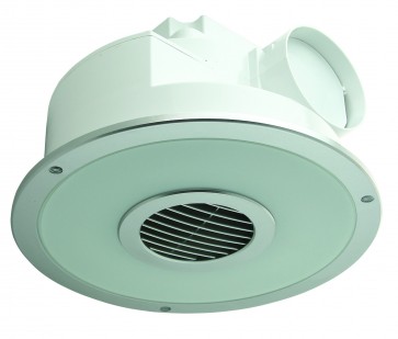 Round Exhaust Fan with Fluorescent Light Domus Lighting