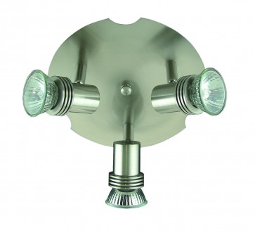 Small Three Light Round Ceiling Adjustable Spotlight Domus Lighting