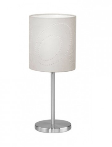 Indo 1 Light Table Lamp in Nickel Matt Eglo Lighting