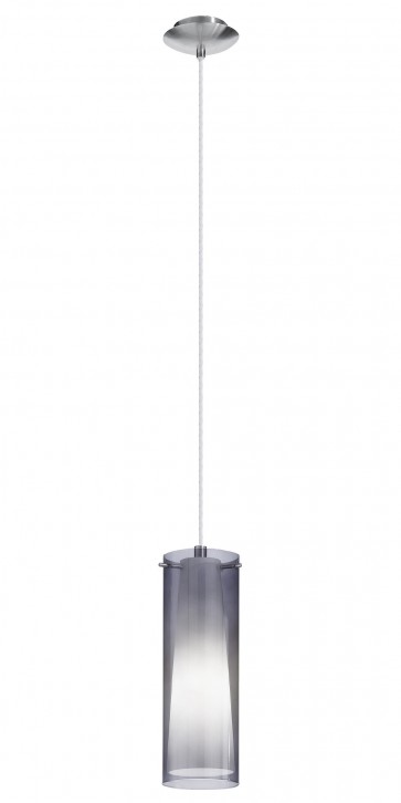 Pinto Nero 1 Light Pendant in Nickel Matt Eglo Lighting
