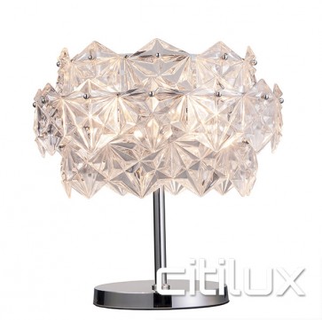 Elsa 3 Lights Talbe Lamp Chrome Citilux