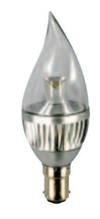 Evergreen-CD4 B15 Candle Lamp in Cool White Evergreen LED Lighting