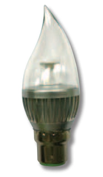 Evergreen-CD4 B22 Candle Lamp in Warm White Evergreen LED Lighting