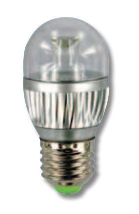 Evergreen LED E27 Fancy Round Lamp in 4500K Cool White Evergreen LED Lighting
