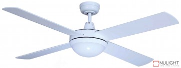 Grange 1300 Ceiling Fan with LED Light White MEC