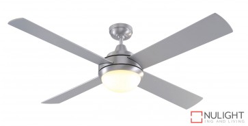 Caprice DC 1300 DC Ceiling Fan with LED Light Brushed Steel MEC