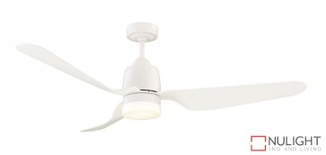 Manly 1300 DC Ceiling Fan with LED Light White MEC