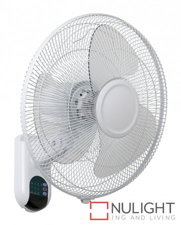 Athena Ii Wall Fan With Remote White MEC