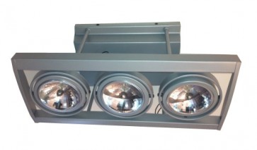 3 Lights Surface Mount Adjustable Downlight Frame Fiorentino