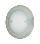 Italian One Light X-Large Round Oyster Light Fiorentino